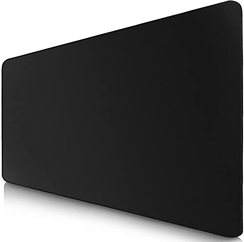 Sidorenko Alfombrilla XXL - Mouse Pad Gaming 900 x 400 mm - Bordes sin Bordes - Antideslizante - Alfombrilla Gaming - Negro