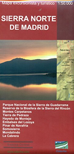 SIERRA NORTE DE MADRID. MAPA EXCURSIONISTA Y TURÍSTICO (GUIAS VIAJE)