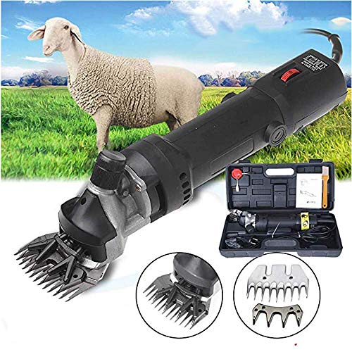 Sinbide - Esquiladora eléctrica profesional para ovejas, cabras u otros animales, 690 W, color negro