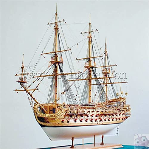 SIourso Maquetas De Barcos para Montar Kits De Montaje De Modelo De Barco Clásico DIY 1:50 Armada Invencible El Modo De Barco De Guerra De San Felipe Modelo De Barco De Decoración