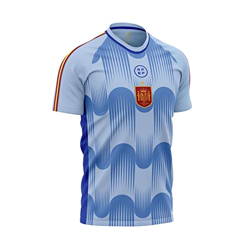 smartketing RFEF - Replica Oficial Selección Española de Fútbol | Camiseta Segunda Equipacion España Mundial 2022 - Color Azul | Talla M