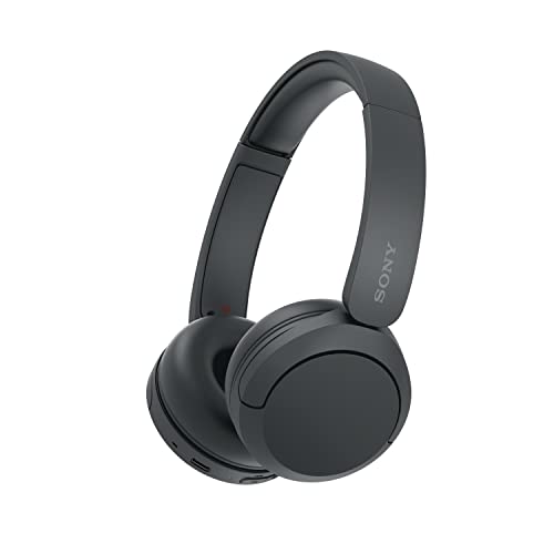 Sony WH-CH520 Auriculares Inalámbricos Bluetooth, hasta 50 Horas de Autonomía con Carga Rápida y Estilo Diadema, Negro