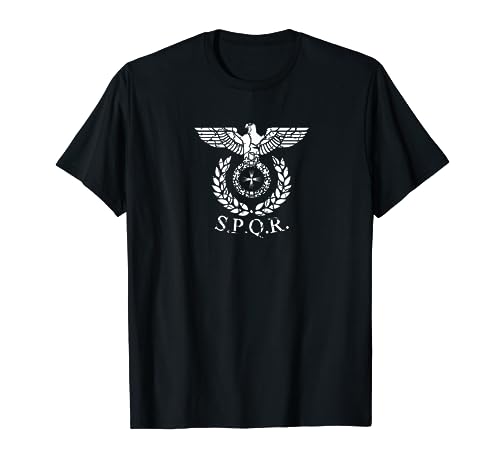 SPQR Eagle Emblema Estándar del Imperio Romano Camiseta