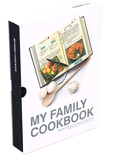 Suck UK - Cuaderno para recetas de cocina, color negro