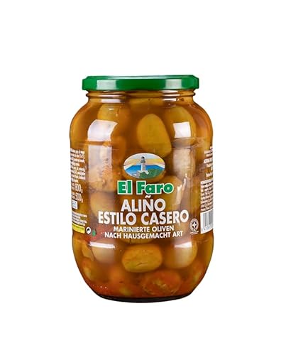 TARRO ACEITUNAS ALIÑO CASERO 500gr. EL FARO