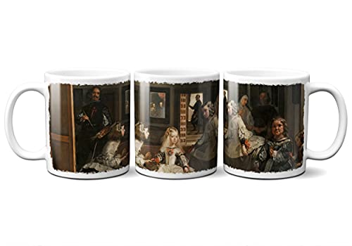 Taza Las Meninas de Velazquez - Pintura Tazas de Arte de Ceramica 330 mL