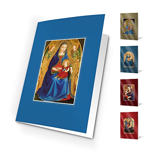 UNICEF - Pack de 10 Felicitaciones de Navidad, Madonnas