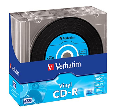 Verbatim CD-R AZO Data Vinyl (Pack de 10 discos)