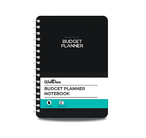 WallDeca - Planificador de presupuesto sin fecha, cuaderno de seguimiento de gastos, diario de presupuesto mensual, planificador de finanzas y libro de cuentas para tomar el control de tu dinero