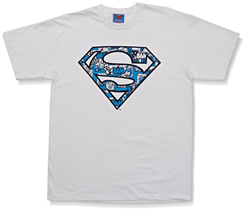 White Shirt Blue Logo (T-Shirt Gre M)