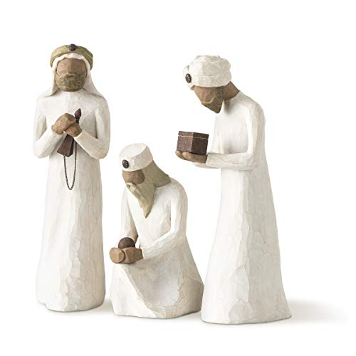 Willow Tree Figura de Reyes Magos: Melchor, Gaspar y Baltasar, Home Deco, Enesco