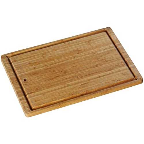 WMF - Tabla de Cortar de Madera de Bambú de 45 x 30 cm con Surco para Líquidos