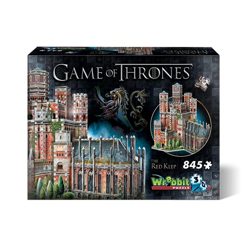Wrebbit3D, Game of Thrones: Red Keep (845pc), 3D Puzzle, Ages 14+