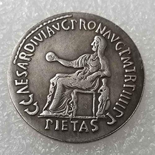 XDLiu Antigua colección de monedas antiguas - Moneda de Rey Filósofo - Monedas del Imperio Romano - Replica Monedas de plata de la moneda romana antigua