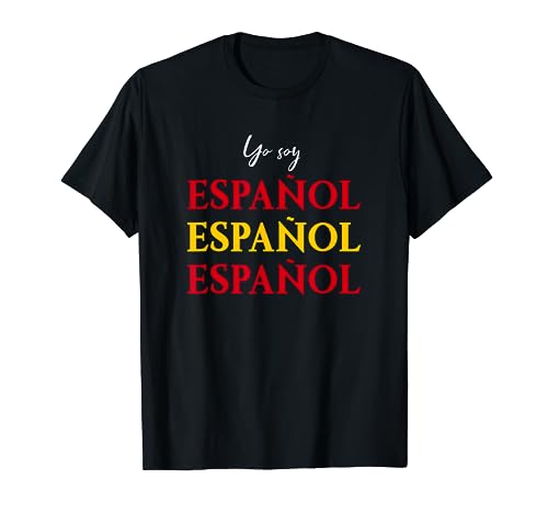 Yo soy español Bandera de España Colores Españoles Camiseta