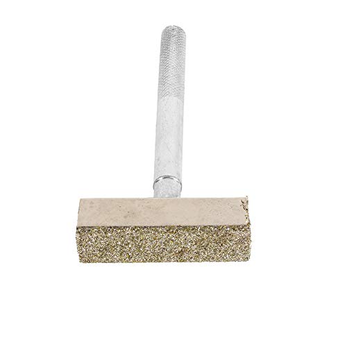 Yosoo Health Gear Piedra Rectificadora, Grinder Tool Diamond, Herramienta De Tocador De Piedra De Rueda De Disco, Rectificador De Muelas, Tocador Rueda Diamante Alta Resistencia, 45x100mm