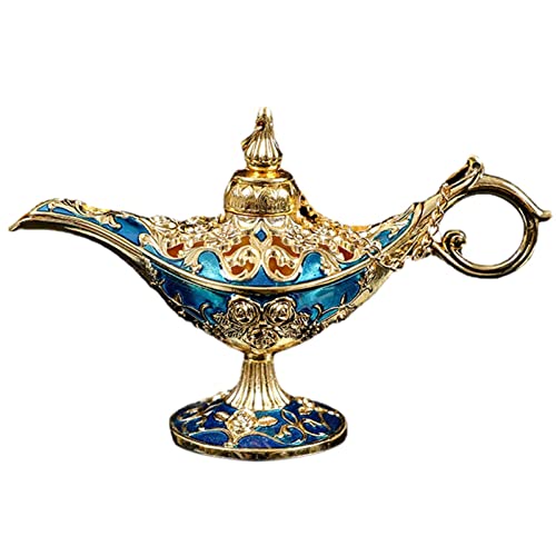 Zceplem Lámpara Genio árabe,Disfraz Genio mágico Aladdin - Decor, Aladdin Pot & Delicado Regalo para Fiesta/cumpleaños