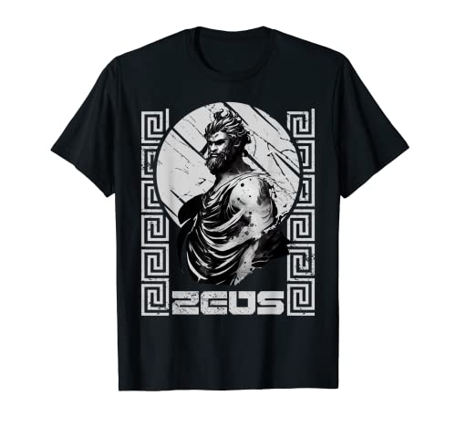 Zeus Dios De Trueno Mitología Dioses Griegos Camiseta
